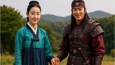 در دل تاریخ و افسانه، یانگوم و جومونگ دست در دست، نماد پیوند خرد و شجاعت‌اند؛ آرام اما استوار، در مسیر حقیقت و افتخار.