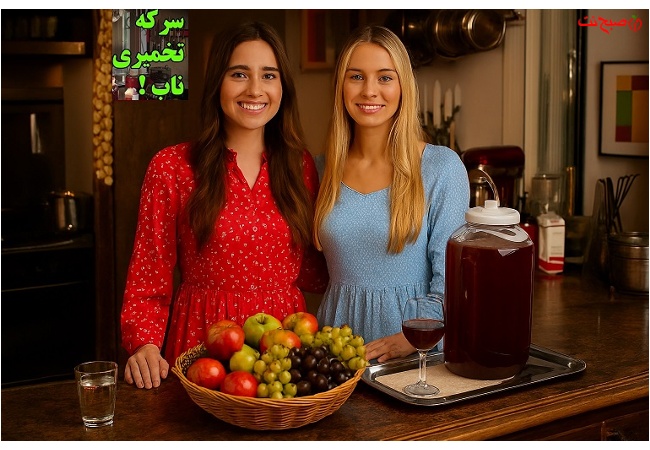 آموزش جامع تهیه سرکه تخمیری در تمام فصول و با همه نوع میوه (روش آسان و علمی)