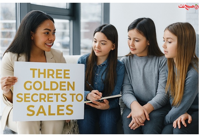 آموزش سه راز طلایی فروش از دن لوک، پادشاه فروش‌ گران‌ قیمت، برای دو برابر کردن فروش با استفاده از احساسات، حل مشکلات و داستان‌سرایی.